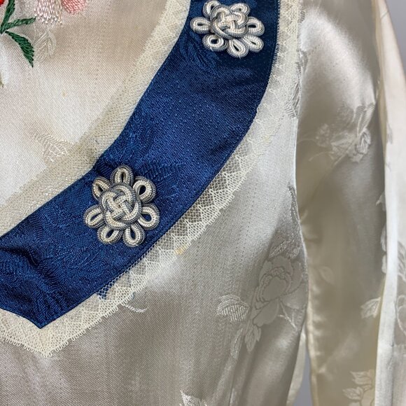 Vintage 40s Souvenir Pajama Robe Loungewear Set with Box - Picture 9 of 15